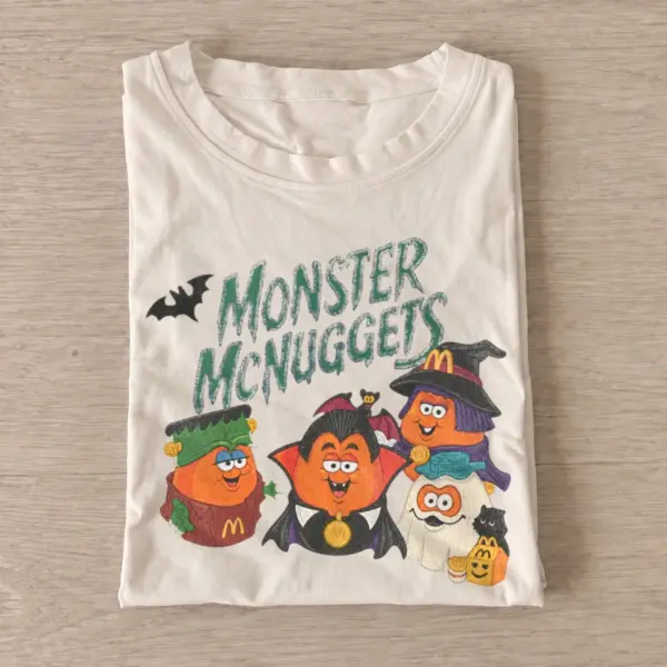 Monster mcnuggets halloween graphic t shirt sand20monster nugget party.webp