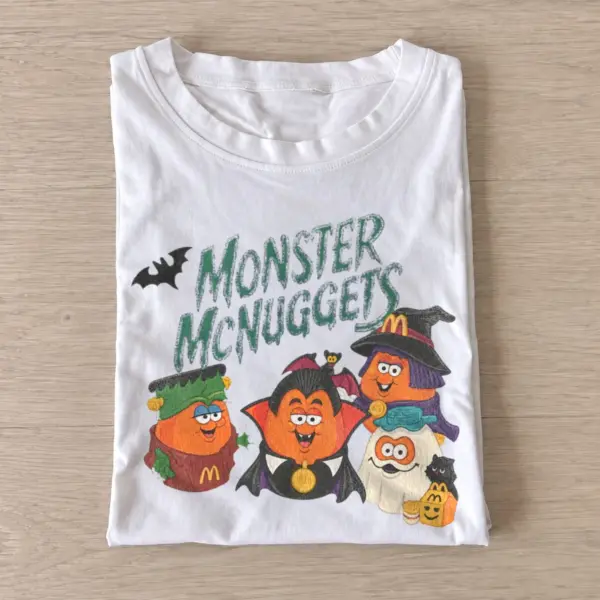 Monster mcnuggets halloween graphic t shirt white20monster nugget party.webp
