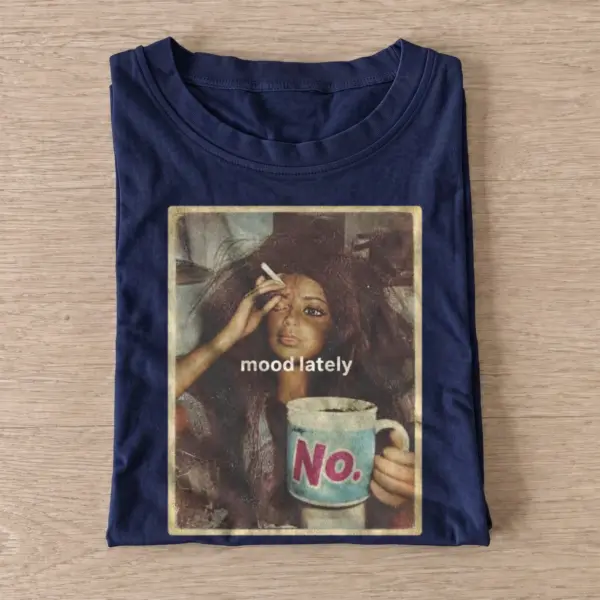 Mood lately coffee doll graphic t shirt navy20coffee mood doll.webp
