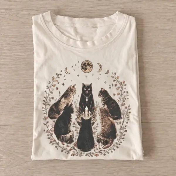 Moonlit cat circle t shirt sand20moonlit cat circle.webp