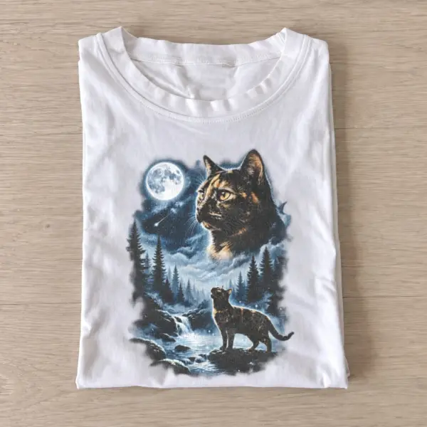 Moonlit forest cat t shirt white20moonlit forest cat.webp