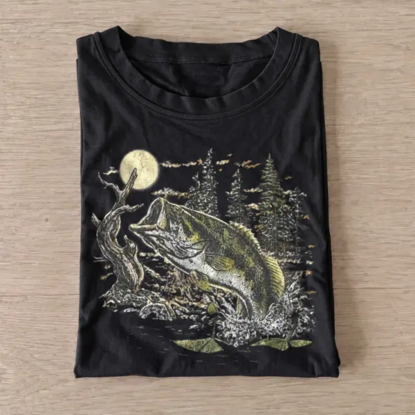 Moonlit leaping bass t shirt black20moonlit leaping bass.webp