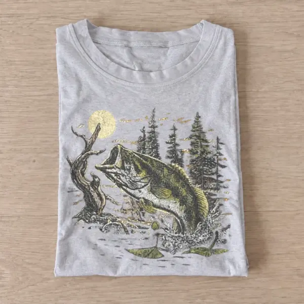 Moonlit leaping bass t shirt gray20moonlit leaping bass.webp