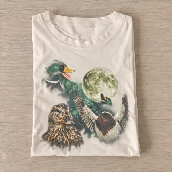 Moonlit mallards t shirt sand20moonlit mallards.webp