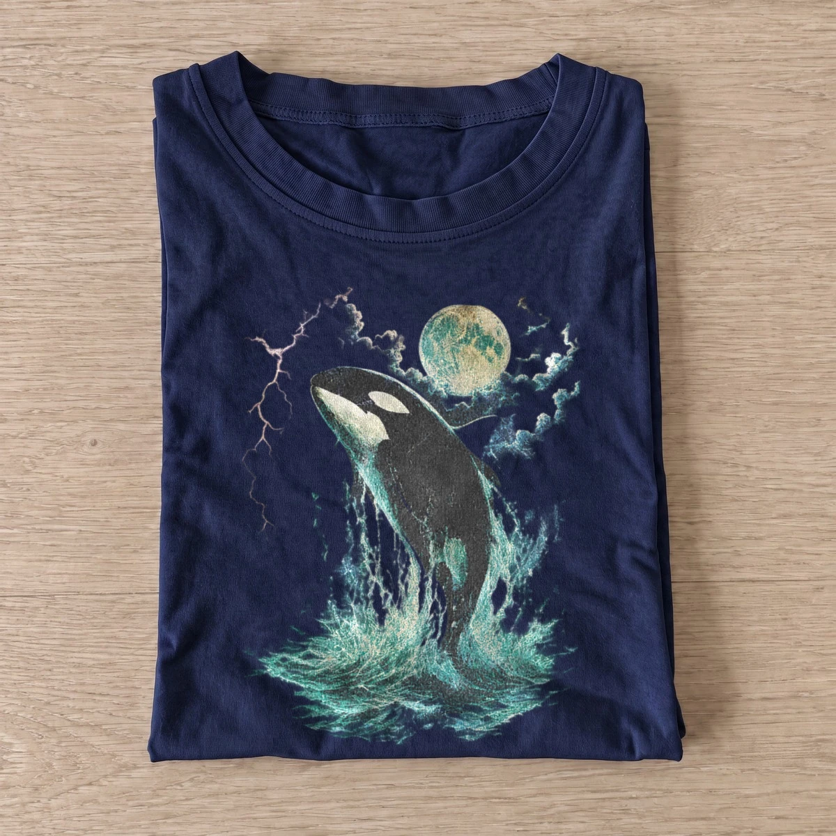 Moonlit orca breaching ocean t shirt navy20moonlit orca.webp