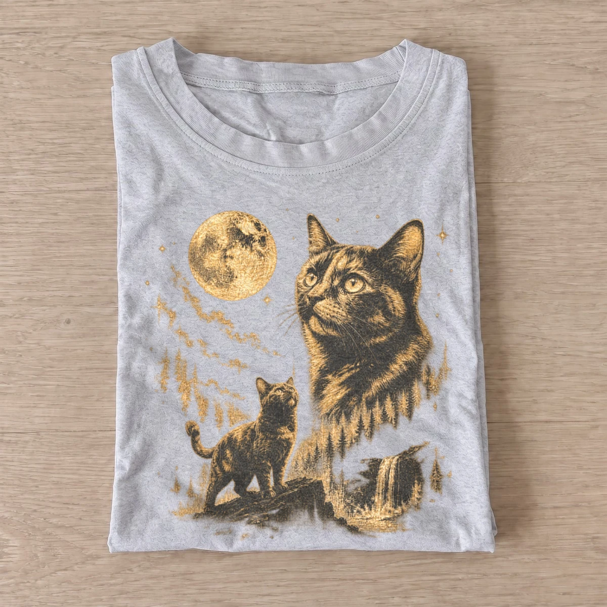 Moonlit tabby cat graphic t shirt gray20moonlit tabby.webp