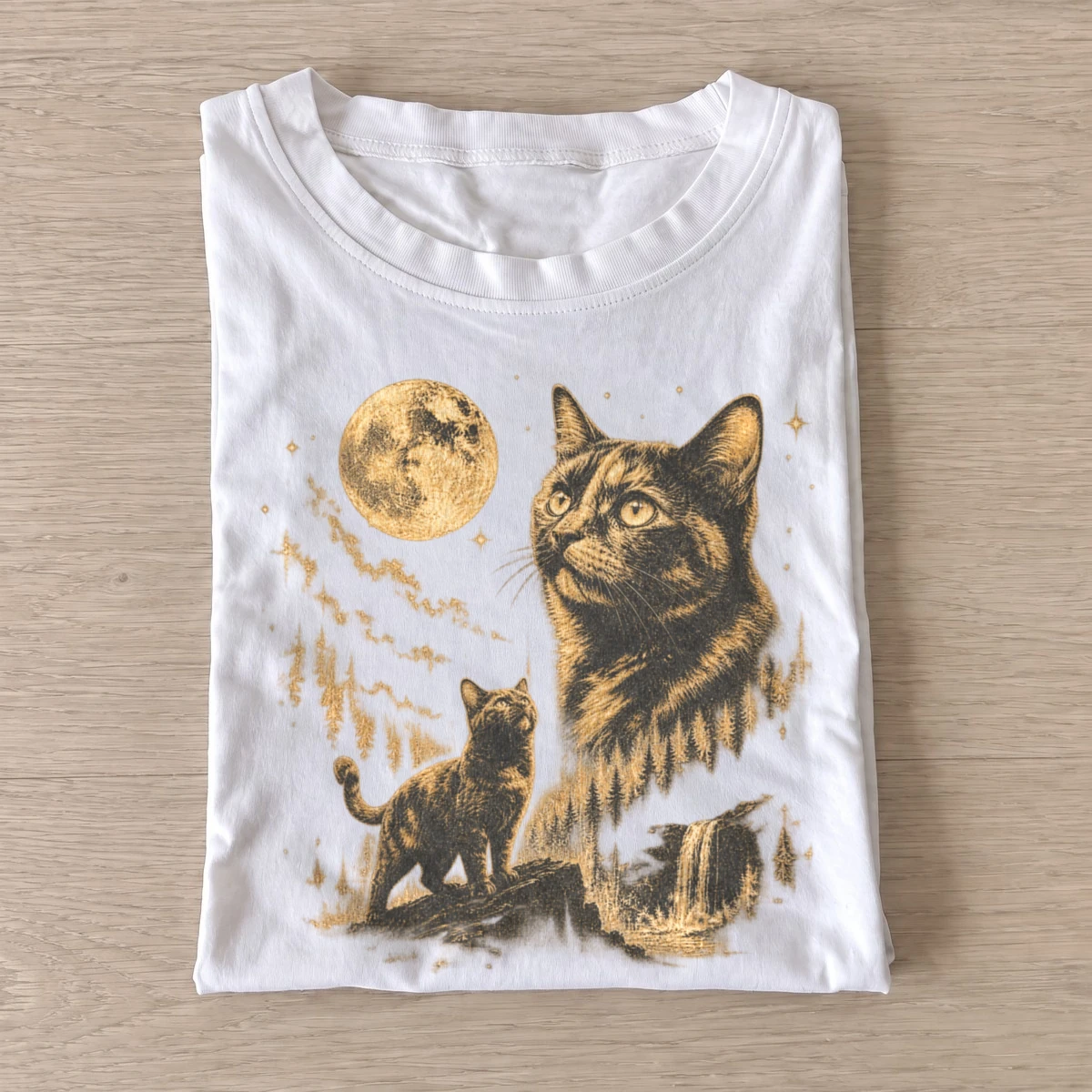 Moonlit tabby cat graphic t shirt white20moonlit tabby.webp