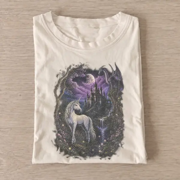 Moonlit unicorn castle t shirt sand20moonlit unicorn castle.webp