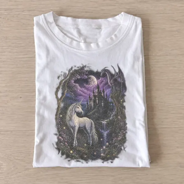 Moonlit unicorn castle t shirt white20moonlit unicorn castle.webp