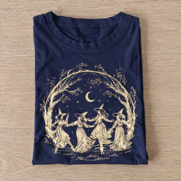 Moonlit witch dance t shirt navy20moonlit witch dance.webp