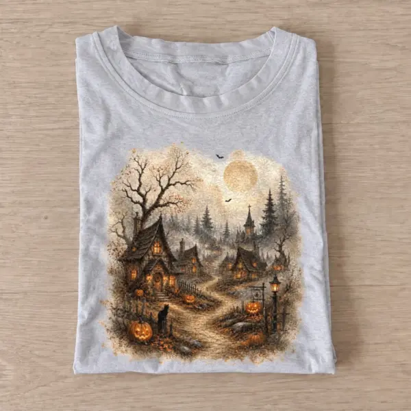 Moonlit witch village t shirt gray20moonlit witch village.webp