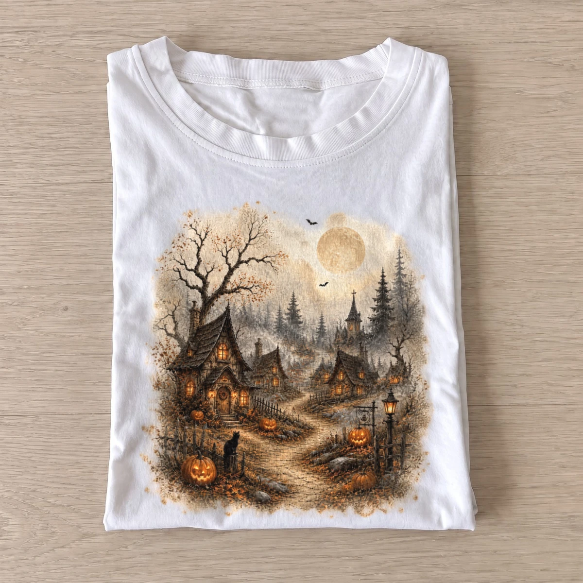 Moonlit witch village t shirt white20moonlit witch village.webp