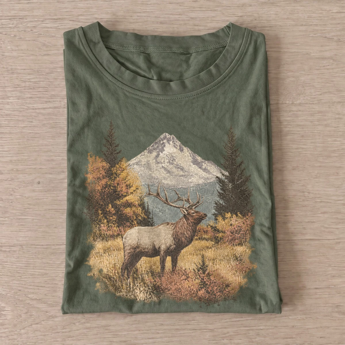 Mountain elk wilderness t shirt olive20mountain elk.webp