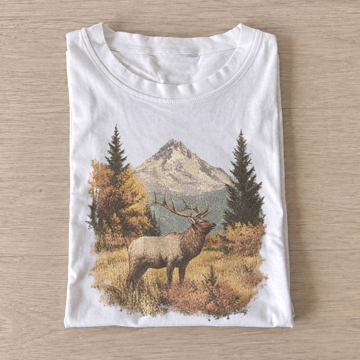 Mountain elk wilderness t shirt white20mountain elk.webp