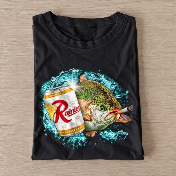 Mountain fresh trout fishing t shirt black20mountain20fresh20trout.webp