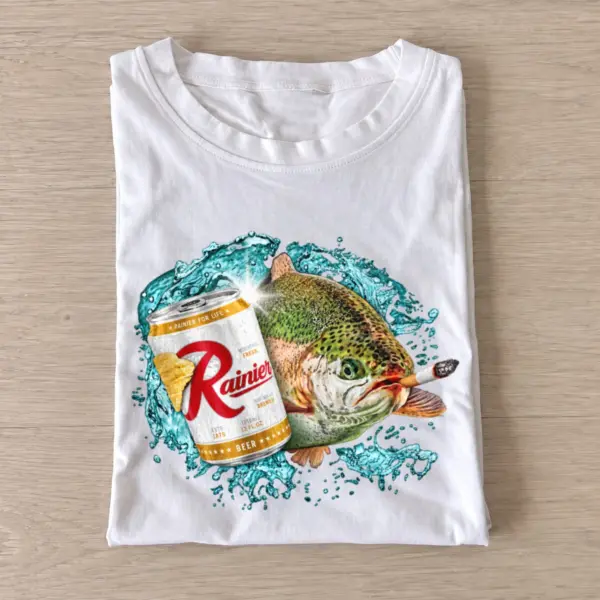 Mountain fresh trout fishing t shirt white20mountain20fresh20trout.webp