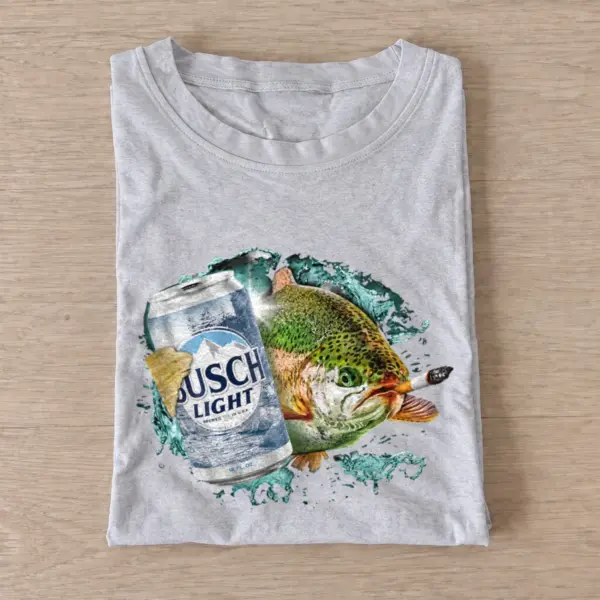 Mountain lager trout t shirt gray20mountain lager trout.webp