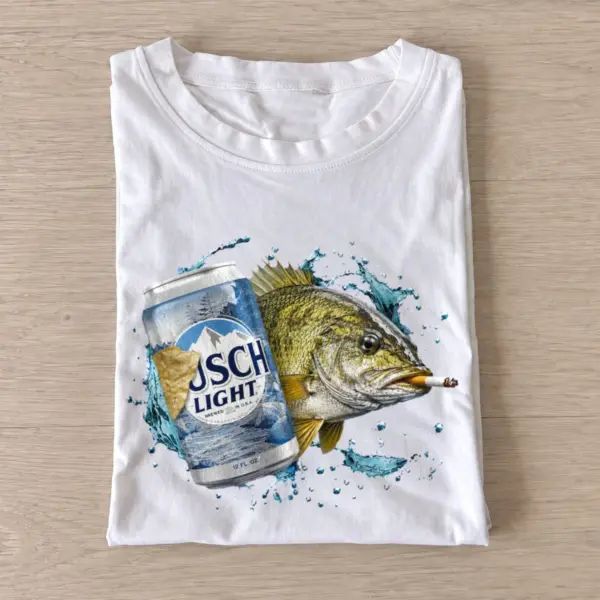 Mountain lager walleye t shirt white20mountain lager walleye.webp