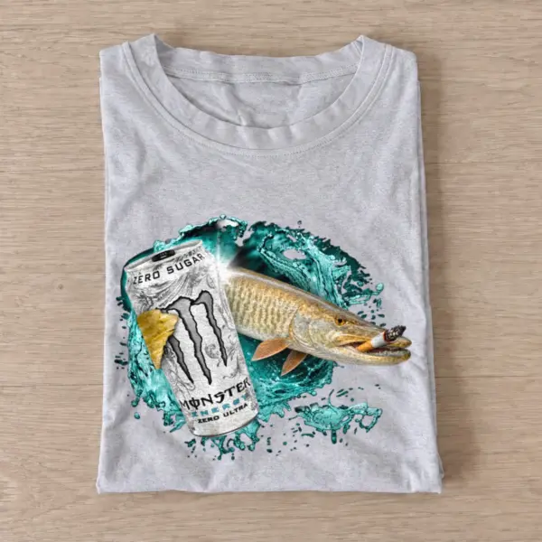 Muskie energy t shirt gray20muskie energy.webp