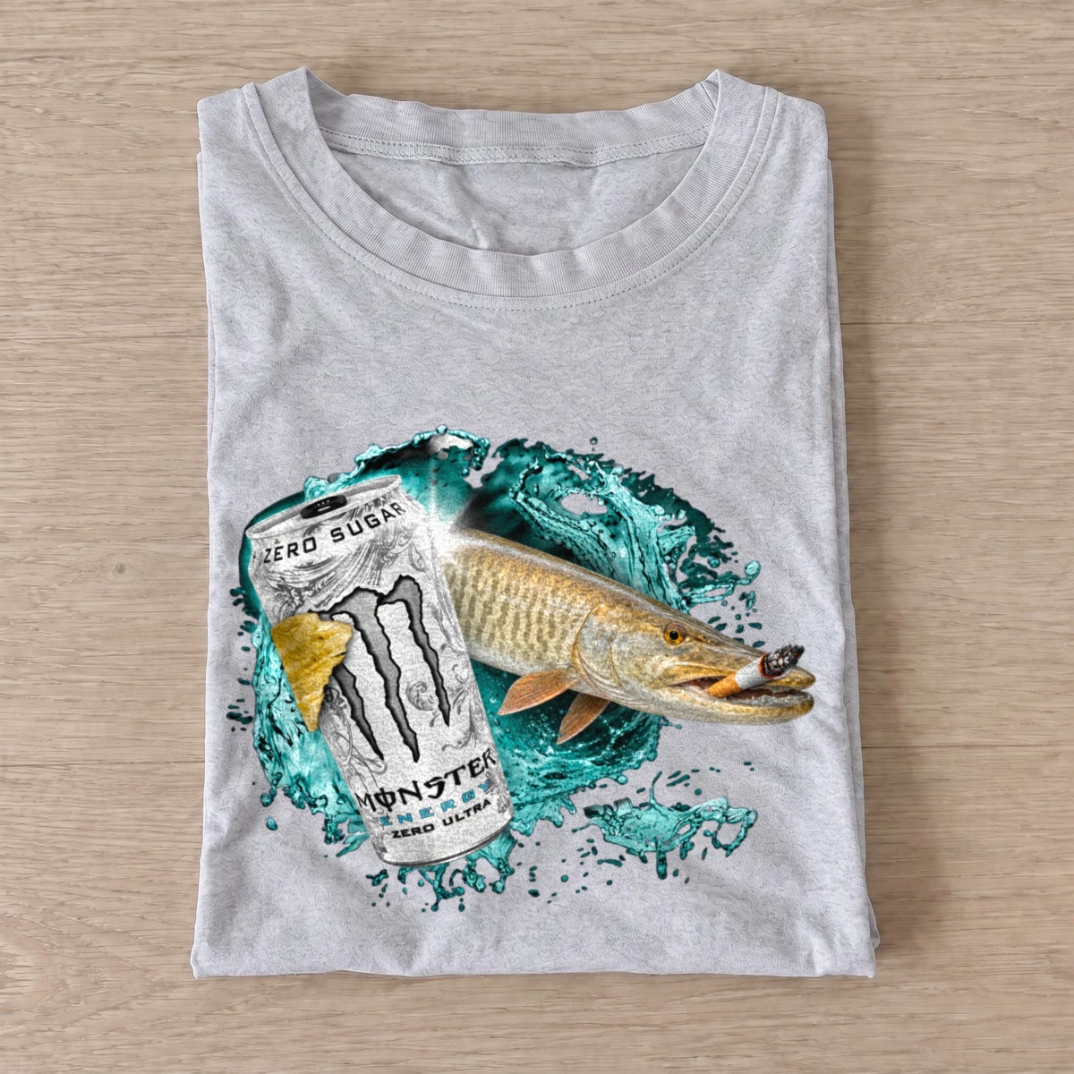 Muskie energy t shirt gray20muskie energy.webp