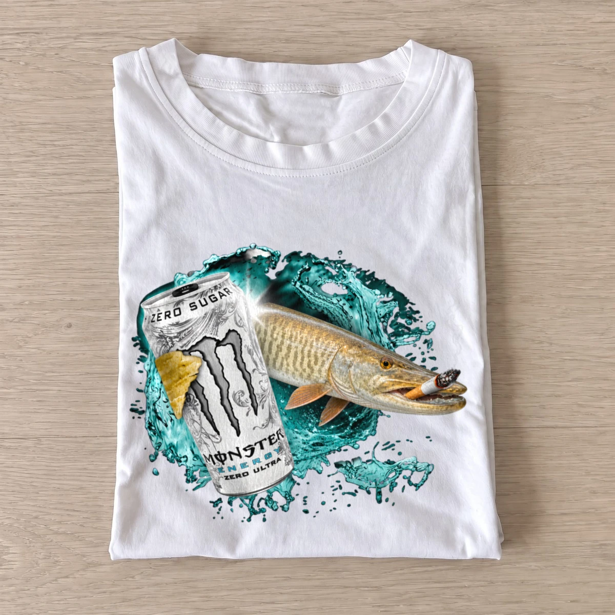 Muskie energy t shirt white20muskie energy.webp