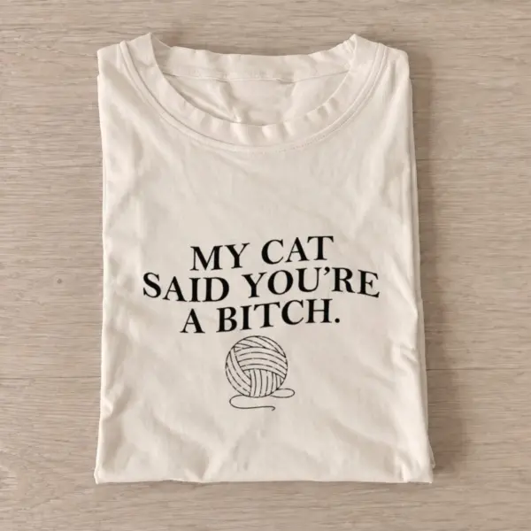 My cat said t shirt sand20my cat said.webp