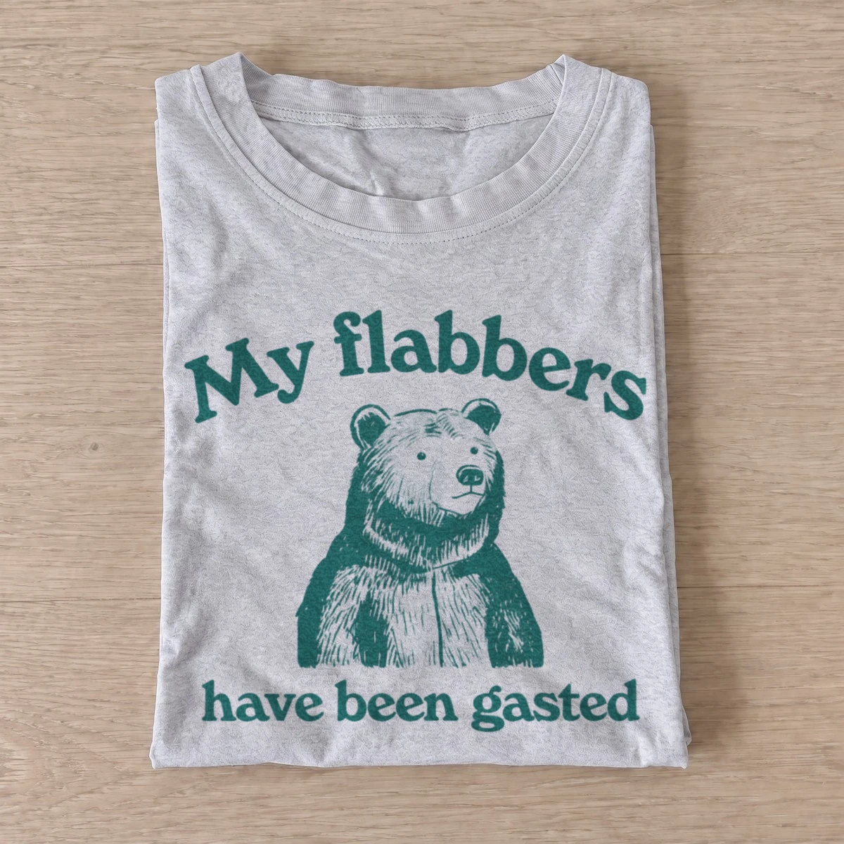 My flabbers have been gasted bear t shirt gray20flabbergasted bear.webp