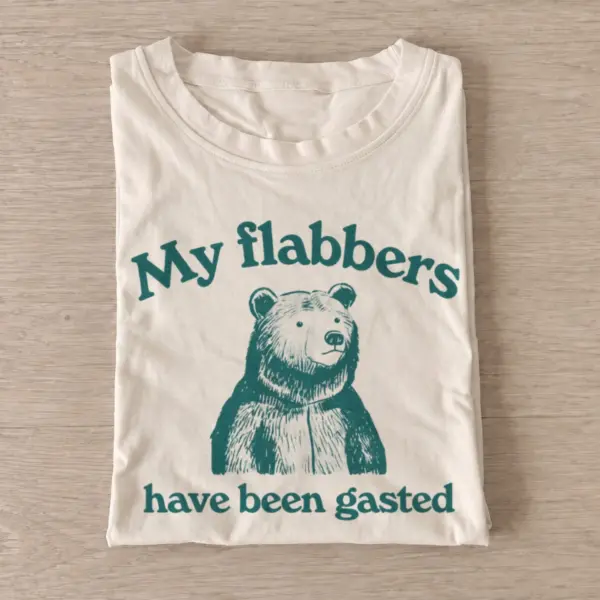 My flabbers have been gasted bear t shirt sand20flabbergasted bear.webp