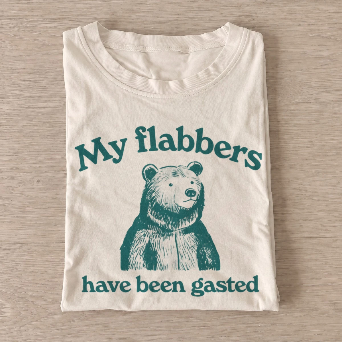 My flabbers have been gasted bear t shirt sand20flabbergasted bear.webp