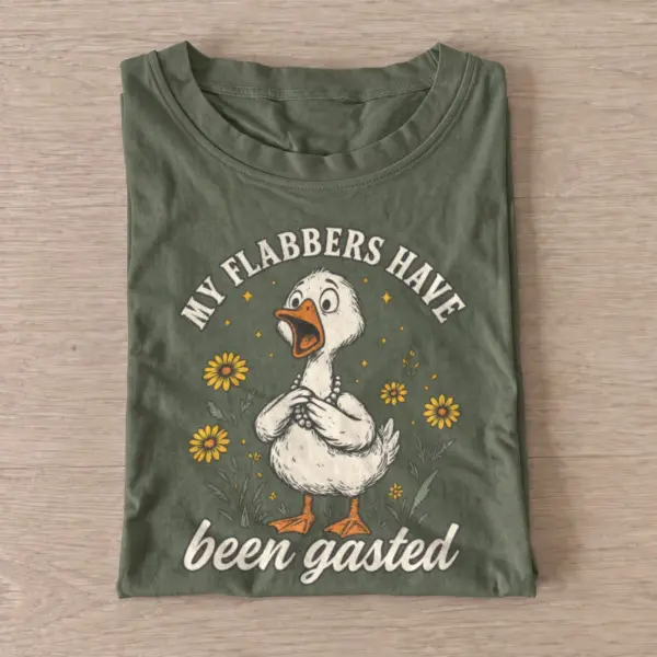 My flabbers have been gasted goose t shirt olive20flabbergasted goose.webp