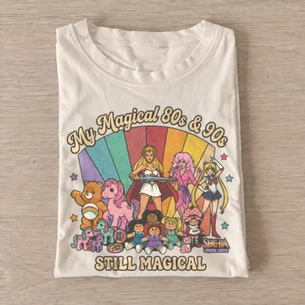 My magical 80s 90s heroes t shirt sand20magical childhood heroes.webp