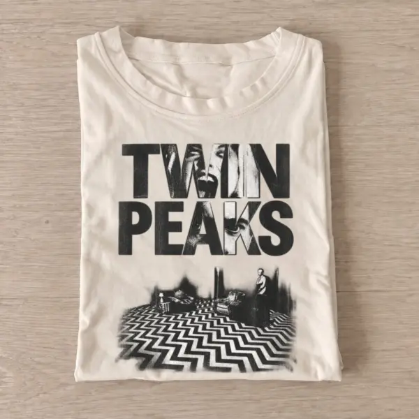 Mysterious mountain town graphic t shirt sand20mysterious mountain town.webp