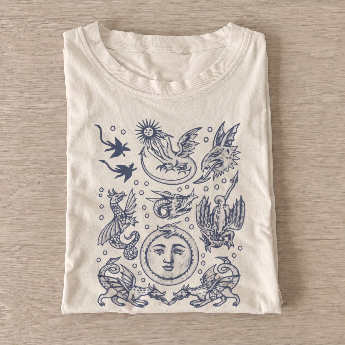 Mystic blue celestials t shirt sand20mystic blue celestials.webp