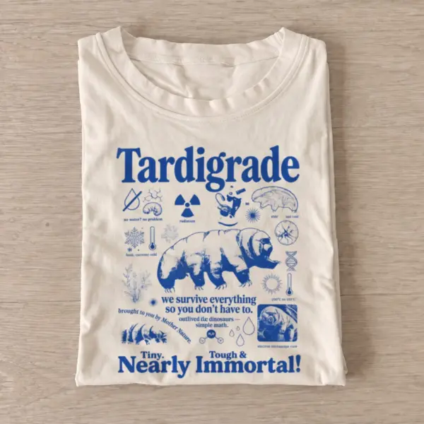 Nearly immortal tardigrade t shirt sand20nearly immortal tardigrade.webp