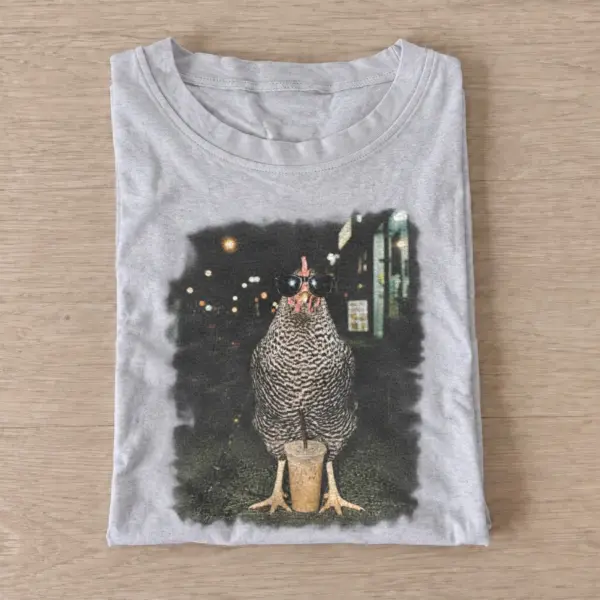 Night coffee hen t shirt gray20night coffee hen.webp