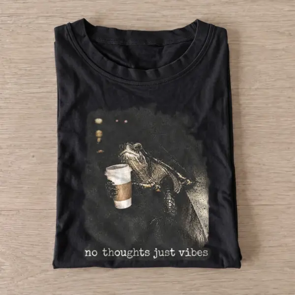 No thoughts just vibes coffee frog t shirt black20no thoughts coffee frog.webp