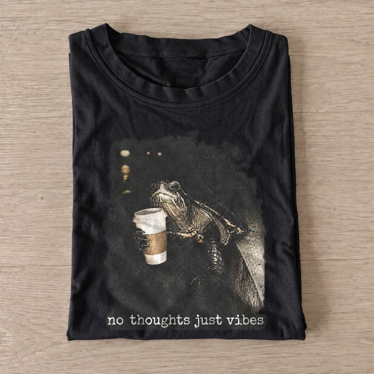No thoughts just vibes coffee frog t shirt black20no thoughts coffee frog.webp
