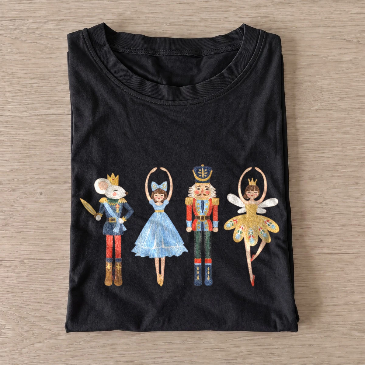 Nutcracker ballet characters t shirt black20nutcracker ballet.webp