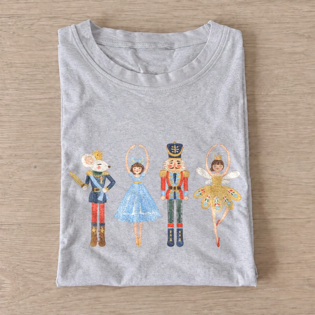 Nutcracker ballet characters t shirt gray20nutcracker ballet.webp