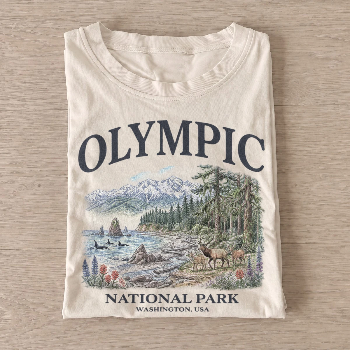 Olympic wilderness national park t shirt sand20olympic wilderness.webp