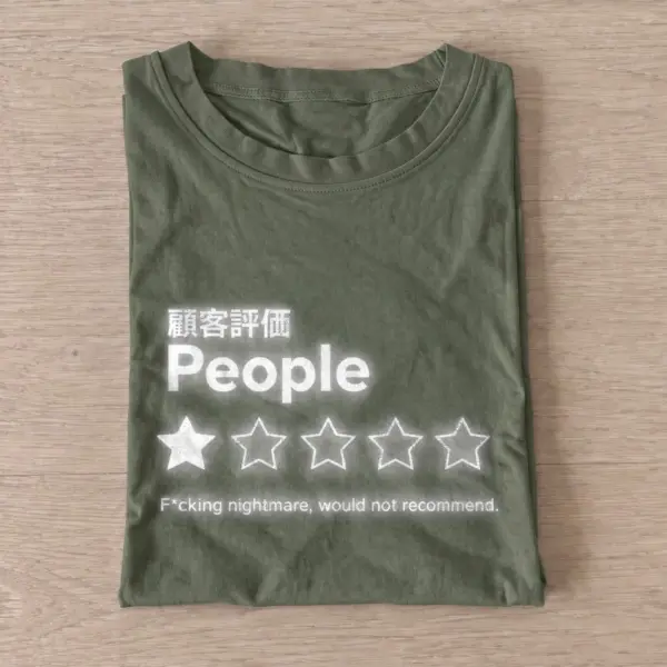 One star rating people t shirt olive20one star people.webp