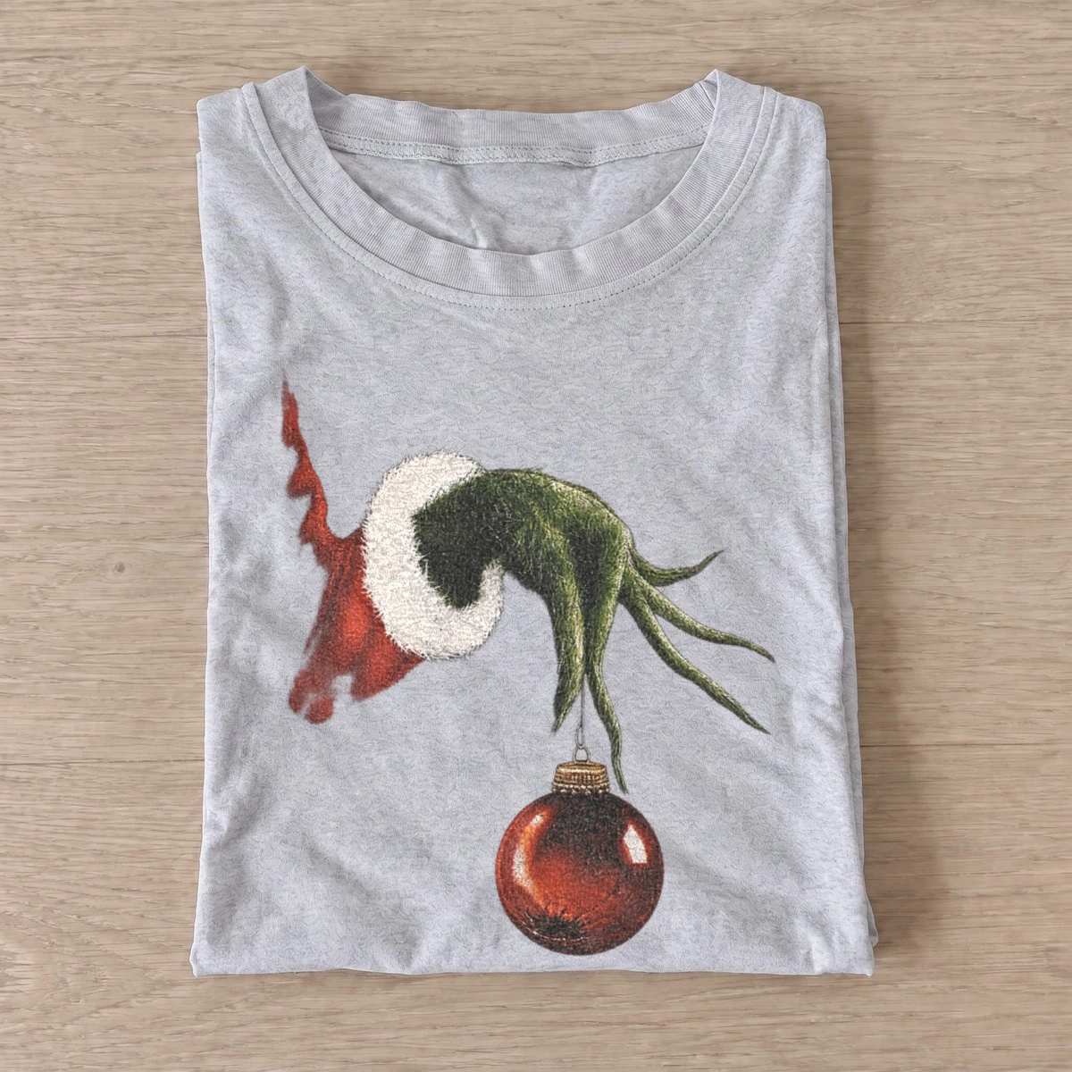 Ornament thief christmas t shirt gray20ornament thief.webp