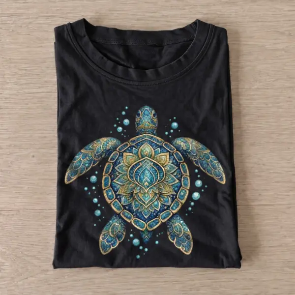 Ornamental sea turtle t shirt black20ornamental sea turtle.webp