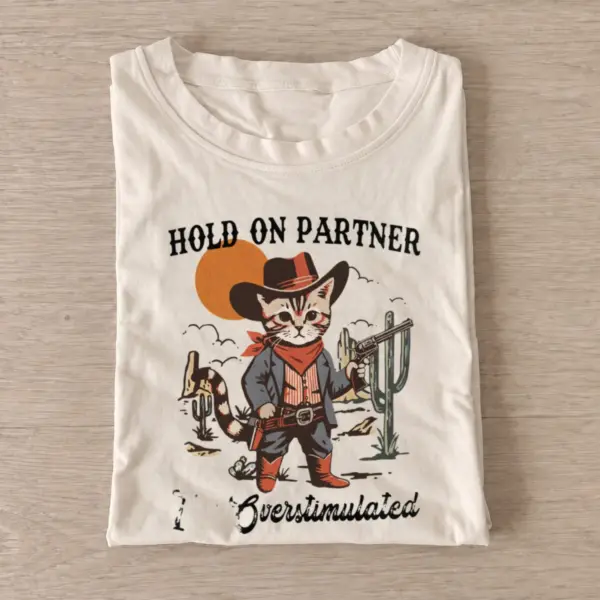 Overstimulated cowboy cat t shirt sand20overstimulated cowboy cat.webp
