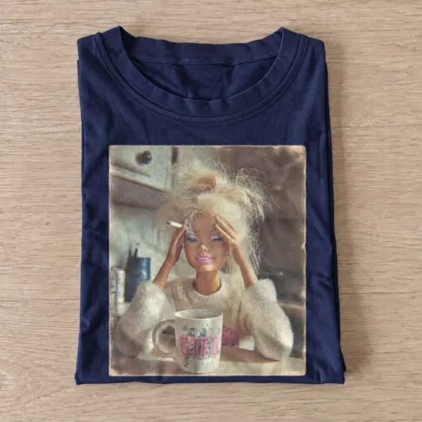 Overworked fashion doll t shirt navy20overworked fashion doll.webp