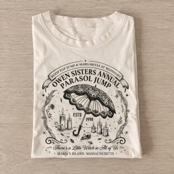 Owen sisters annual parasol jump t shirt sand20witch sisters parasol.webp