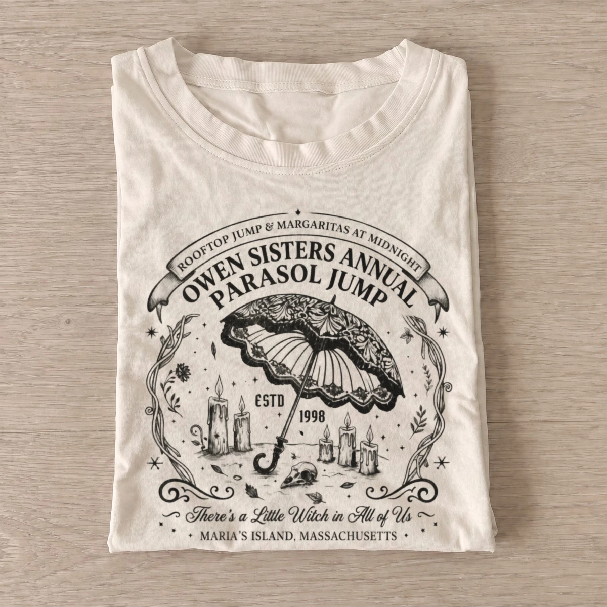 Owen sisters annual parasol jump t shirt sand20witch sisters parasol.webp