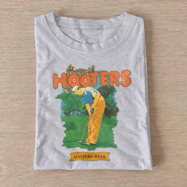 Owl golf masters week graphic t shirt gray20owl golf week.webp