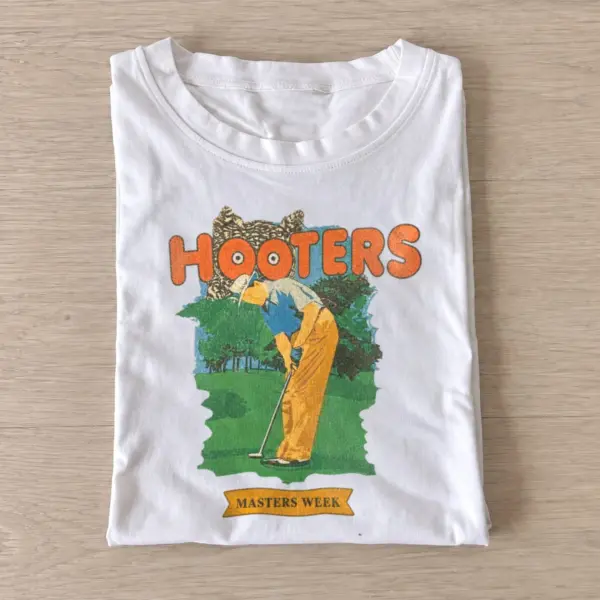Owl golf masters week graphic t shirt white20owl golf week.webp