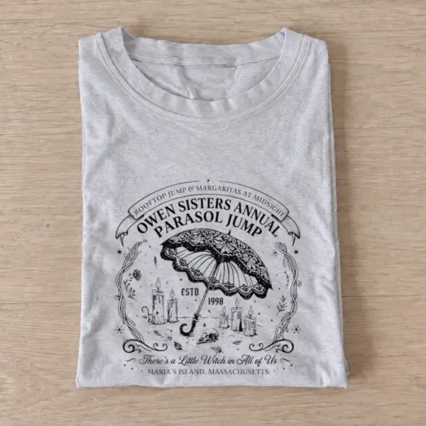 Parasol Jump Halloween Graphic T-Shirt — graphic design
